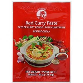 12er Pack COCK Brand Rote Curry Paste [12x 50g]