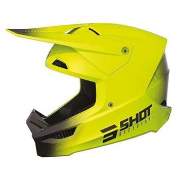 Motocross Jaune S – Shot Race Draw Casque