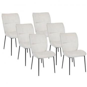 Conjunto de 6 sillas