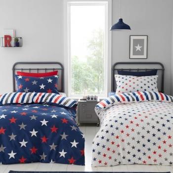 So Soft Stripes and Stars Pillowcase Set