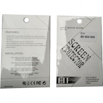 20 Pieces Soft LCD Screen Protector for Canon Cameras (1DX MARK II, 1DX, 5D, 6D, 50D, 60D, 70D, 77D, 80D, 200D, Rebel T5, 1200D, Kiss X70)