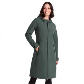 Green Enya Softshell Long Coat – Women's Size 18 (TOG24)