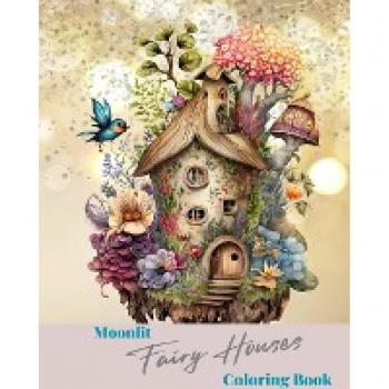 Moonlit Fairy Houses Coloring Book