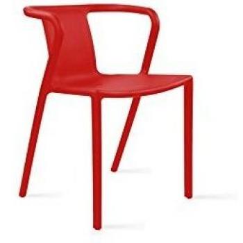 Poltrona rossa in plastica