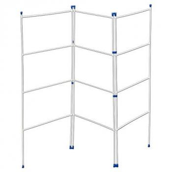 MetalTex Cambridge 6‑M Folding Laundry Rack – Triple Section