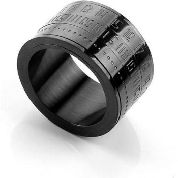 Anillo de Hombre Titanio Horario