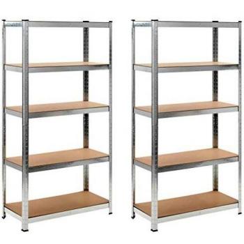 VidaXL 2er Set Lagerregale 90 x 40 x 180 cm MDF