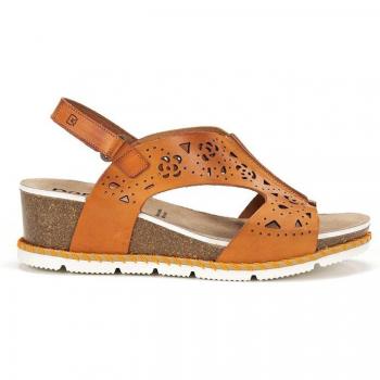 Sandalias de cuña de mujer con adorno Dorking, modelo D9319-TX