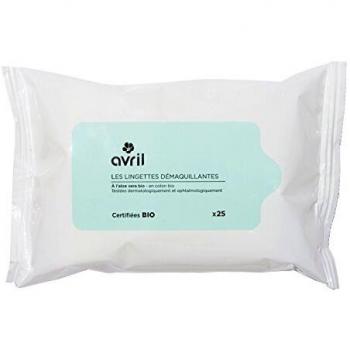 Avril Lingettes Démaquillantes Certifiées Bio 25 pièces