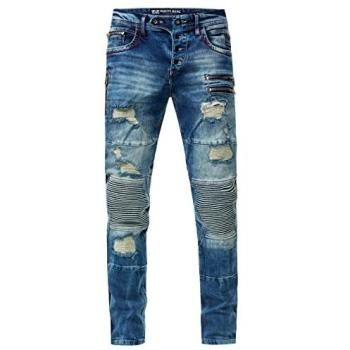Rusty Neal Slim‑Fit Jeans Herren „Misato“ – 31 × 32, blauer Vintage‑Look