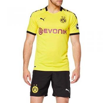 Puma Herren BVB Heimshirt Replica, Cyber Yellow Black, XXL