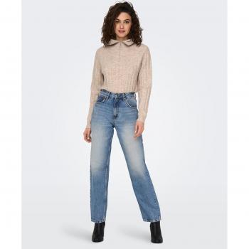 Vaquero recto Only Robyn en denim azul