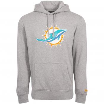 Sudadera New Era NFL Miami Dolphins, Logo del Equipo, Gris