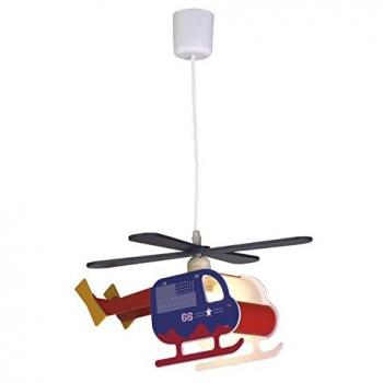 Plafoniera a soffitto blu elicottero Bravo CR 99-010-01-120