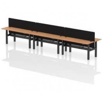 Air Back‑to‑Back 1800 × 600 mm Height‑Adjustable 6 Person Office Bench