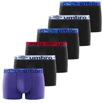 Set 6 boxers masculins Force Noir – Coton – XL Umbro