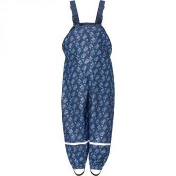Salopette de pluie pour enfant chantier bleu marine