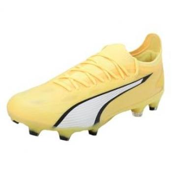 Puma Ultra Ultimates.1 Women's FG Football Boots Yellow/White 3