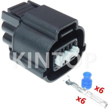 Conjunto de conectores de 6 pines impermeables para acelerador de automóvil, PB535-06027