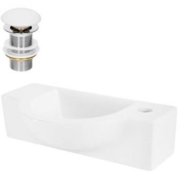 Elegantes Keramik Waschbecken inkl. Pop-Up Ventil