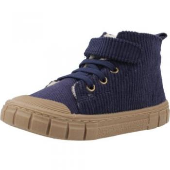 Scarponcino Garvalin per bambini con velcro e lacci, modello 241321-A008, blu scuro