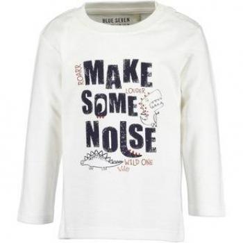 Maglia a maniche lunghe bianca sporca BLUE SEVEN