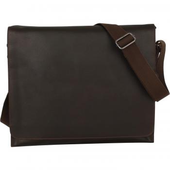 Leonhard Heyden Dakota Large Shoulder Bag 38 cm Brown