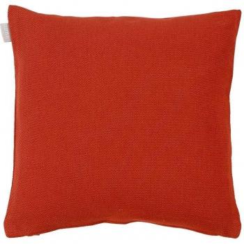 Dekokissenhülle Linum Pepper – 40 cm × 40 cm, Rostorange, 100 % Baumwolle
