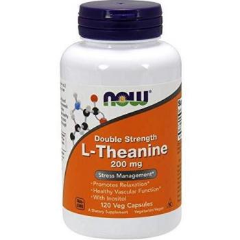L-teanina 200 mg Doble Fuerza 120 cápsulas
