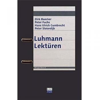 Dirk Baecker Luhmann Lektüren