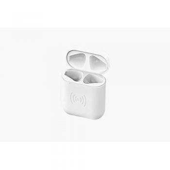 CULTZEN Kabellose Ladecase mit Etui für Apple AirPods 1 & 2 – Transparent Induktions-Ladegerät