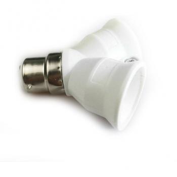 E27 to 2 E27 Lamp Socket Splitter