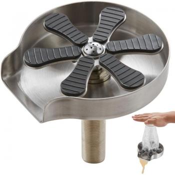 MOPHORN Scarico Bicchieri Inox con 10 spruzzi