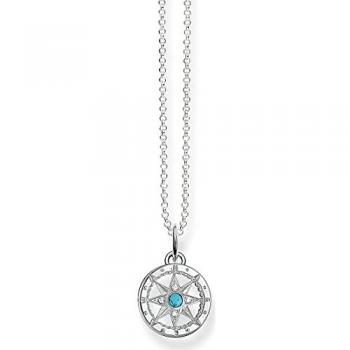 THOMAS SABO Silberkette Thomas Sabo Damen-Kette 925er Silber Zirkonia