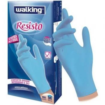 Guanti monouso RESISTO L Azzurro 100 pz (011667)