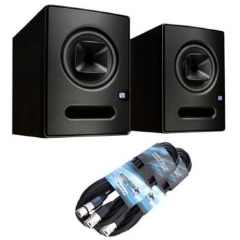 PreSonus Sceptre S8 1 Paar Studio-Monitor Lautsprecher mit Kabel