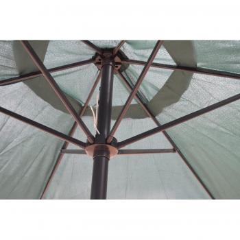 2.7m Garden Wind Up Green Parasol
