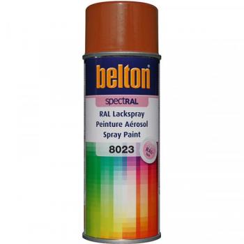 Belton Spectral RAL 8023 – Bombe couleur brun orangé (400 ml)