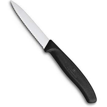 Victorinox 3-Inch Serrated Paring Knife, Black