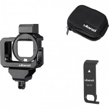Ulanzi GoPro Hero 8 Metal Vlog Case with Cold Shoe for Mic and Light