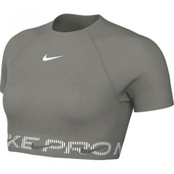 Nike ProDri-FIT Damen Shirt – Kurzgeschnitten – Grün – EU 36-38