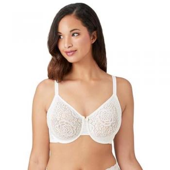 Wacoal Beige Halo Lace Molded Underwire Bra – 34DD
