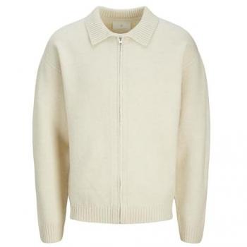 Jack & Jones Veste a zip intera Fox Cloud Dancer XL