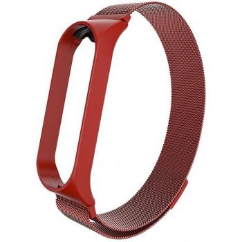 Correa de acero inoxidable con succión magnética para Xiaomi Mi Band 3 y 4