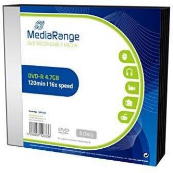 DVD-R 4.7GB MediaRange MR418 5 unidades