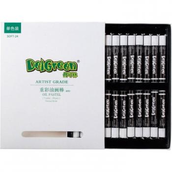 24 Colorful Oil Pastels for School Stationery