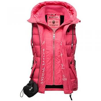 MARIKOO Taisaa Outdoor Steppweste für Damen mit Leckerlie-Beutel