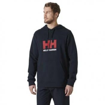Helly Hansen Men's Hoodie, HH Logo, Navy, Size L