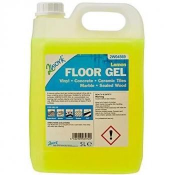 Work Lemon Floor Gel Concentrate 5 Litre Bulk Bottle 2W04569 2W04569