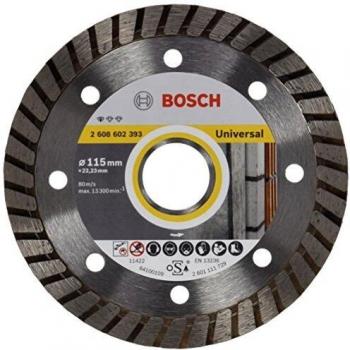 Bosch Accessoires 2608602393 Disque à tronçonner diamanté standard pour Universal Turbo 115 x 22,23 x 2 x 10 mm